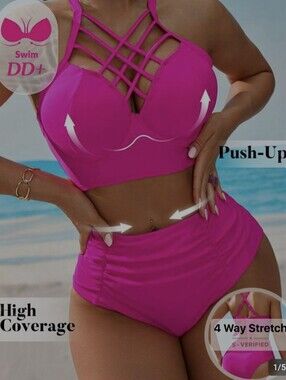 Shein Neon Pink Swim